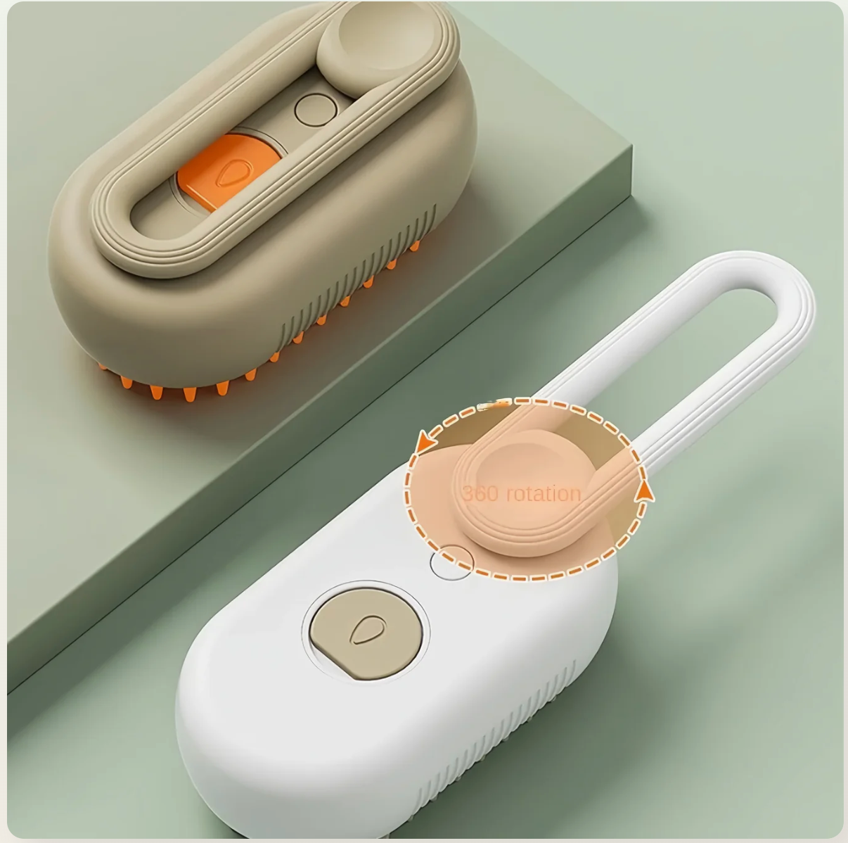 Pet Brush – Steam Mist Grooming & Detangling Tool