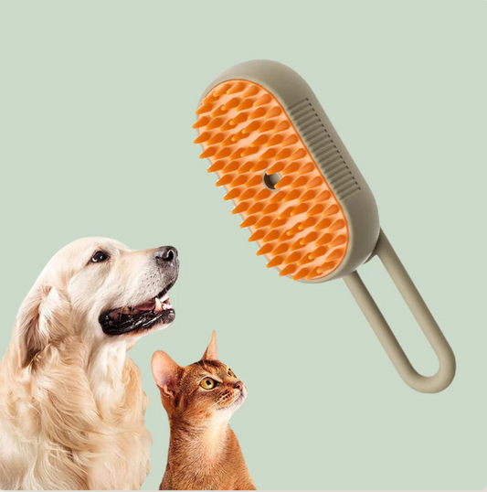 Pet Brush – Steam Mist Grooming & Detangling Tool